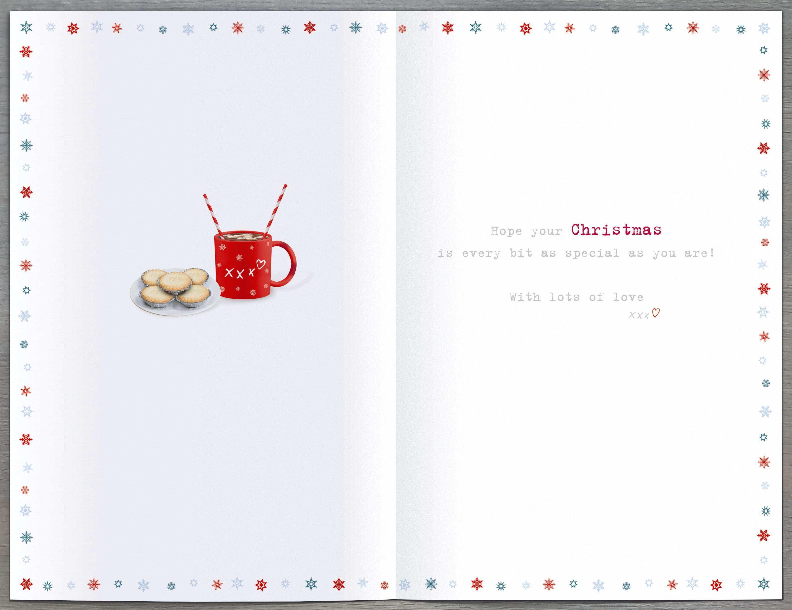 Nanny And Grandad Christmas Card - Of Love & Teddy