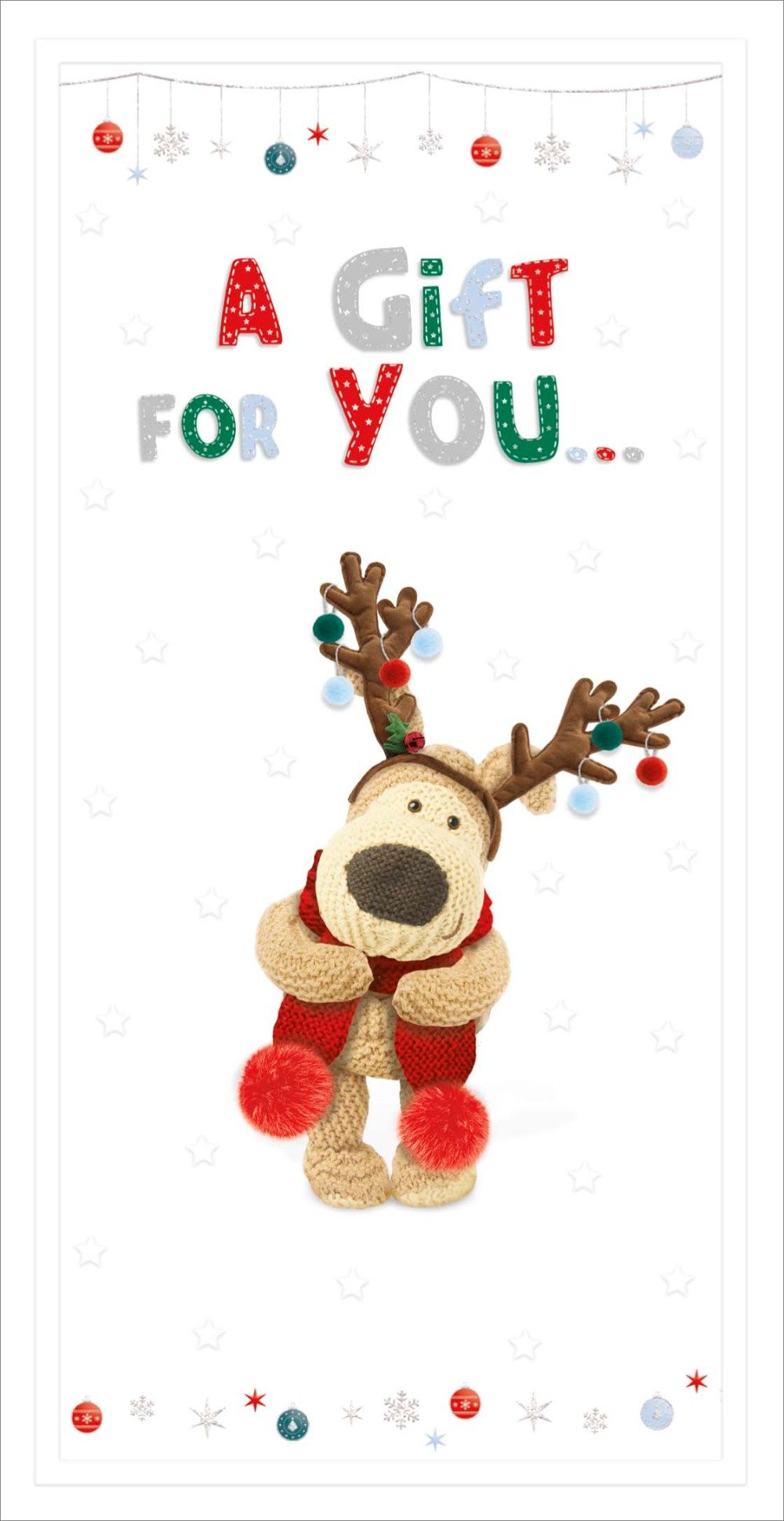 Money Wallet Christmas Card - Lots Of Love & A Boofle Gift
