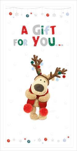 Money Wallet Christmas Card - Lots Of Love & A Boofle Gift