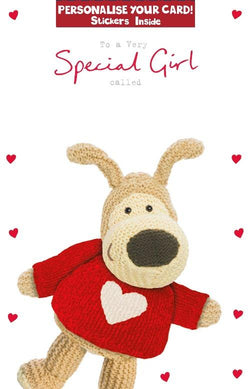 Special Girl Valentines Day Card