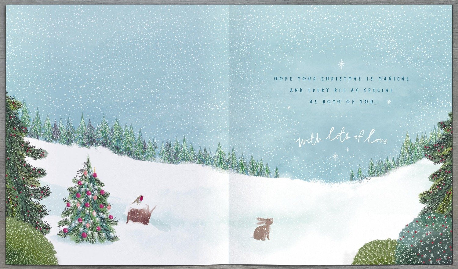 Mum And Dad Christmas Card