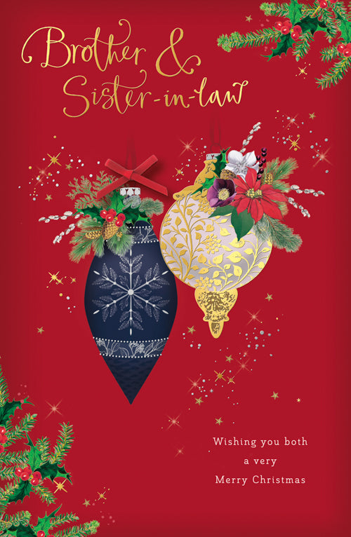 Brother And Sister In Law Christmas Card