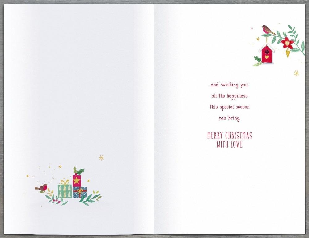 Son Personalised Christmas Card