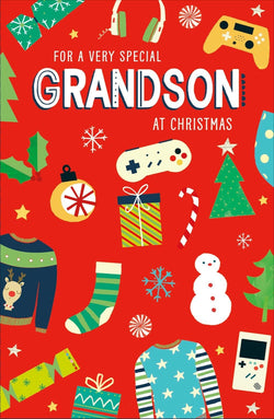 Grandson Christmas Card