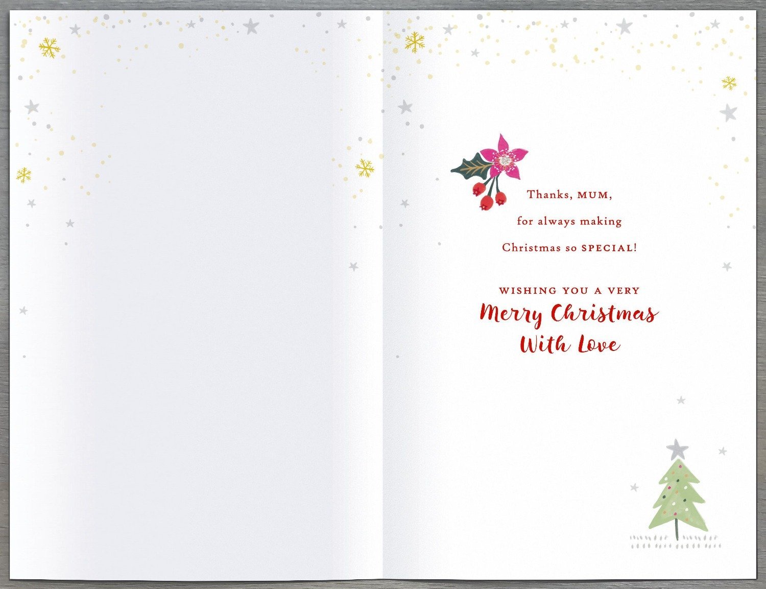 Mum Christmas Card