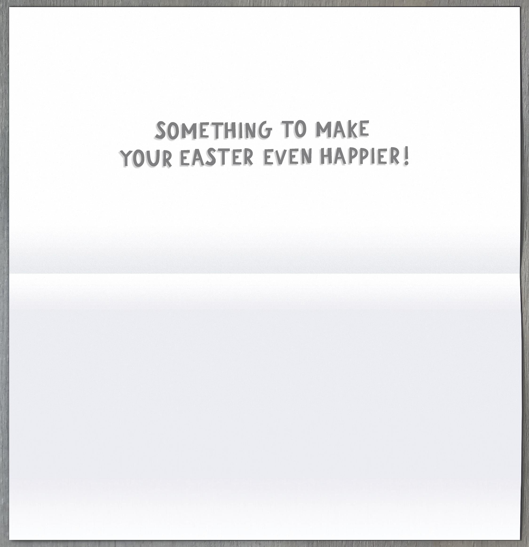 Easter Card - A Colourful Font With Bunny Ears (Money Wallet)