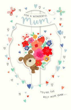 Mum Mothers Day Card - Best Mum Ever