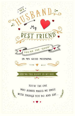 Husband Valentines Day Card