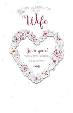 Wife Valentines Day Card