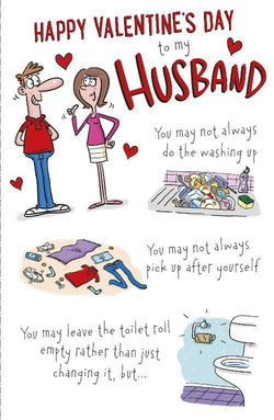 Husband Valentines Day Card