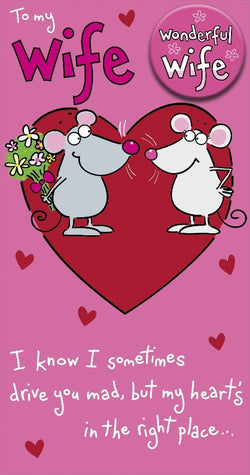 Wife Valentines Day Card