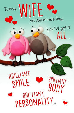 Wife Valentines Day Card