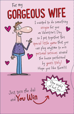 Wife Valentines Day Card