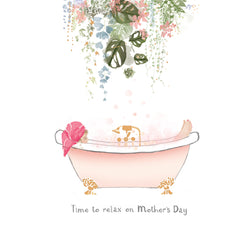 General Mothers Day Card - Time To Relax