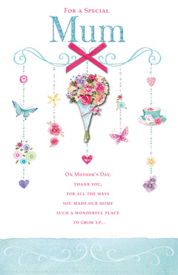 Mum Mothers Day Card - All The Ways You Made Our Home Wonderful
