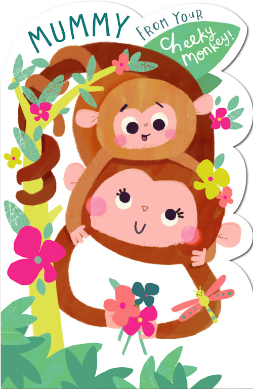 Mummy Mothers Day Card - From Cheeky Monkey