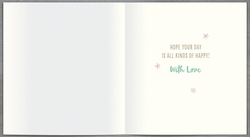 General Mothers Day Card - Utterly Amazing You / Cute dog with Butterfly