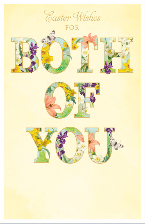Both Of You Easter Card