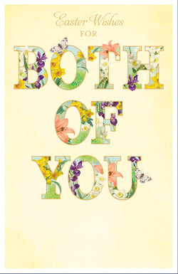 Both Of You Easter Card