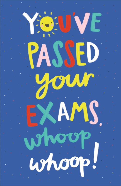 Funny Graduation Card - Exam