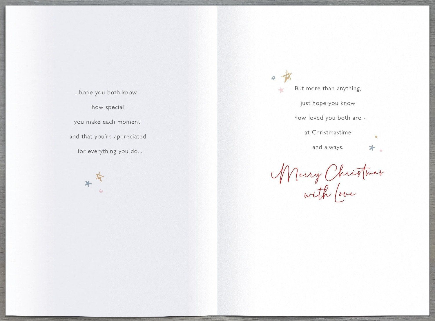 Daughter And Son In Law Christmas Card