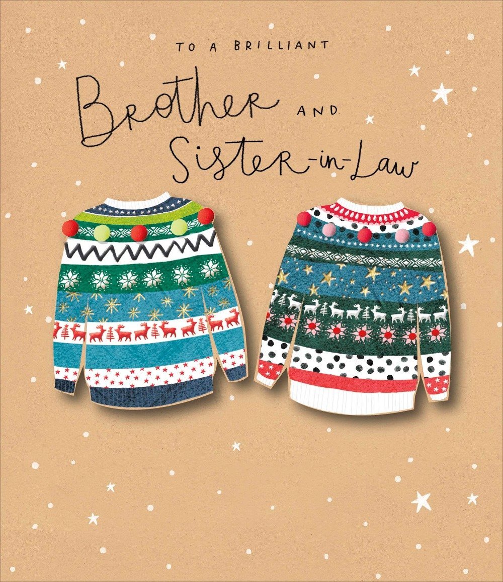 Sister And Brother In Law Christmas CardBrother And Sister In Law