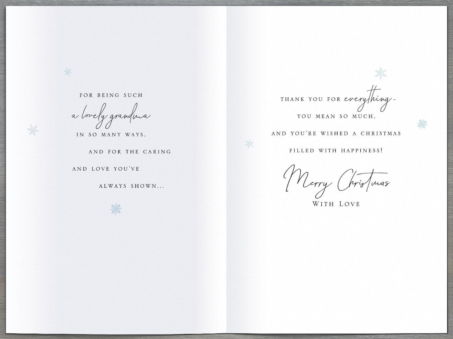 Grandma Christmas Card