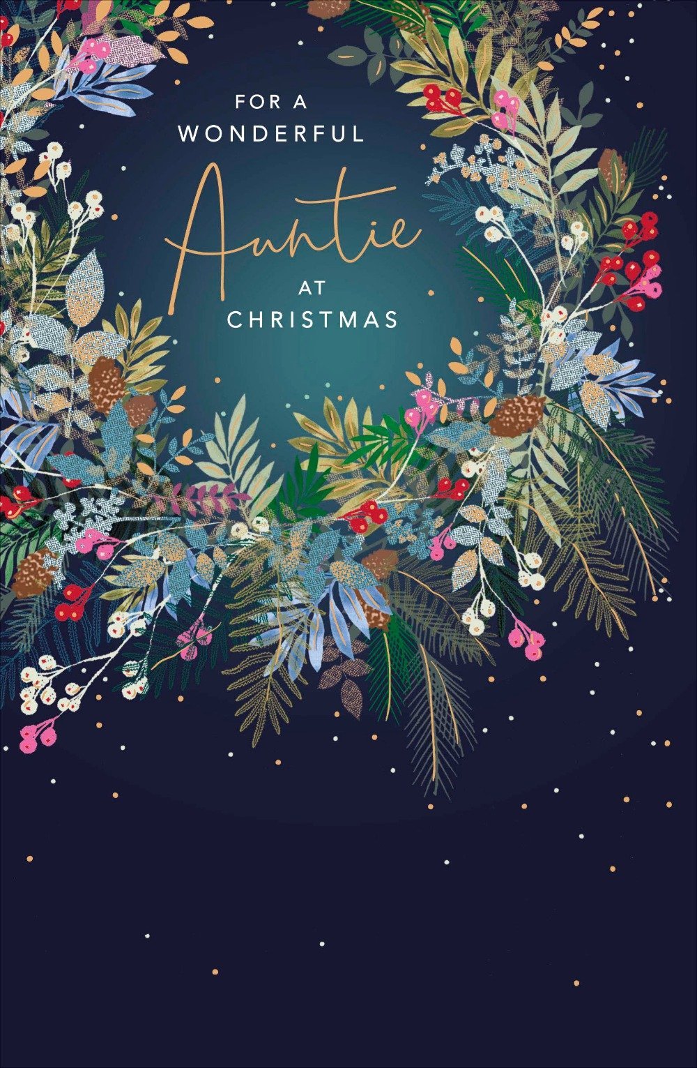 Auntie Christmas Card