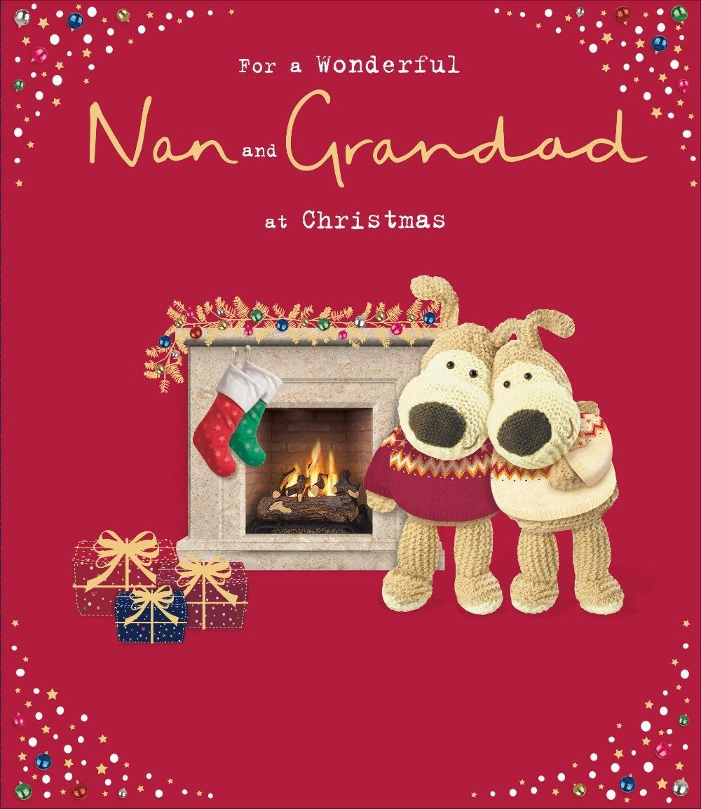 Nan And Grandad Christmas Card