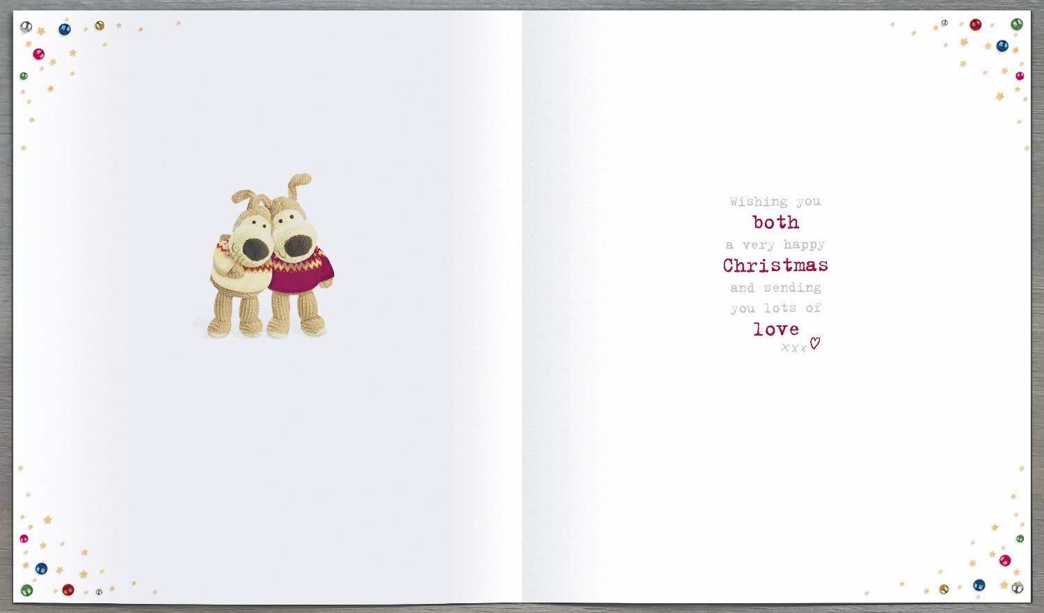 Nan And Grandad Christmas Card