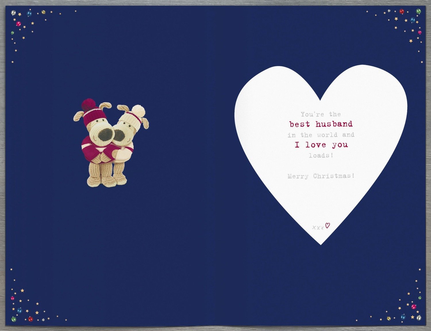 Husband Christmas Card