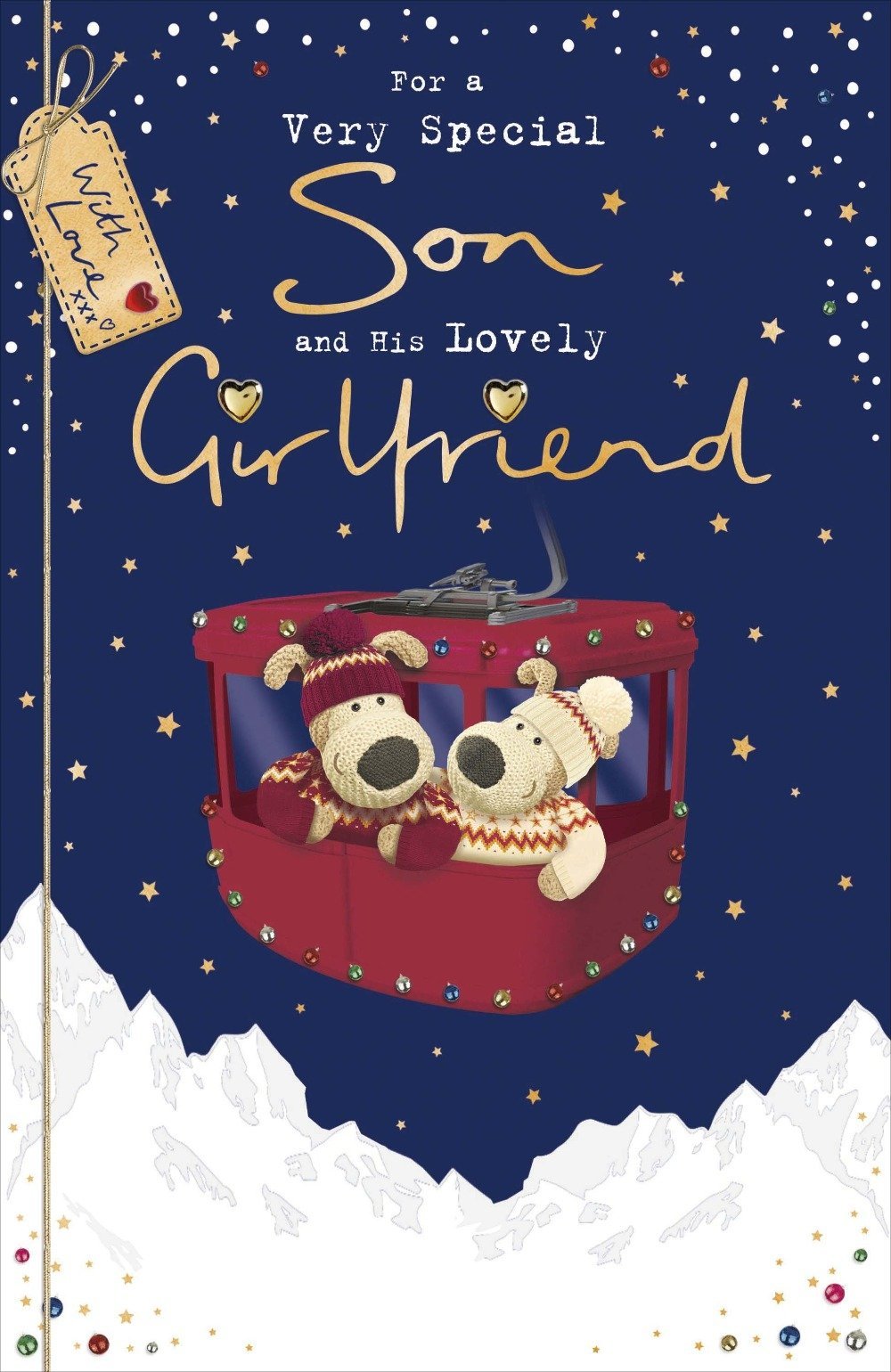 Son And His Girlfriend Christmas Card