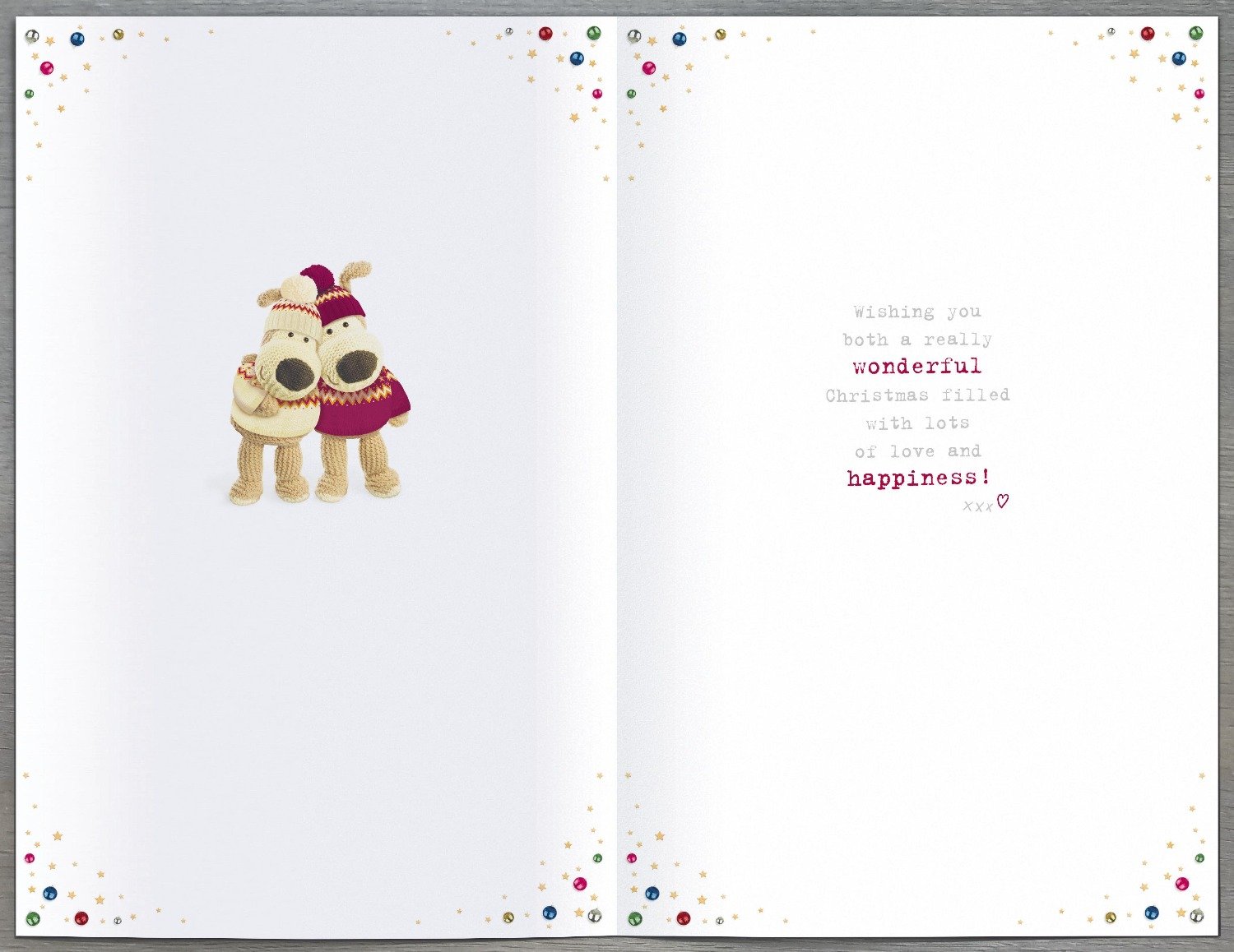 Son And His Girlfriend Christmas Card