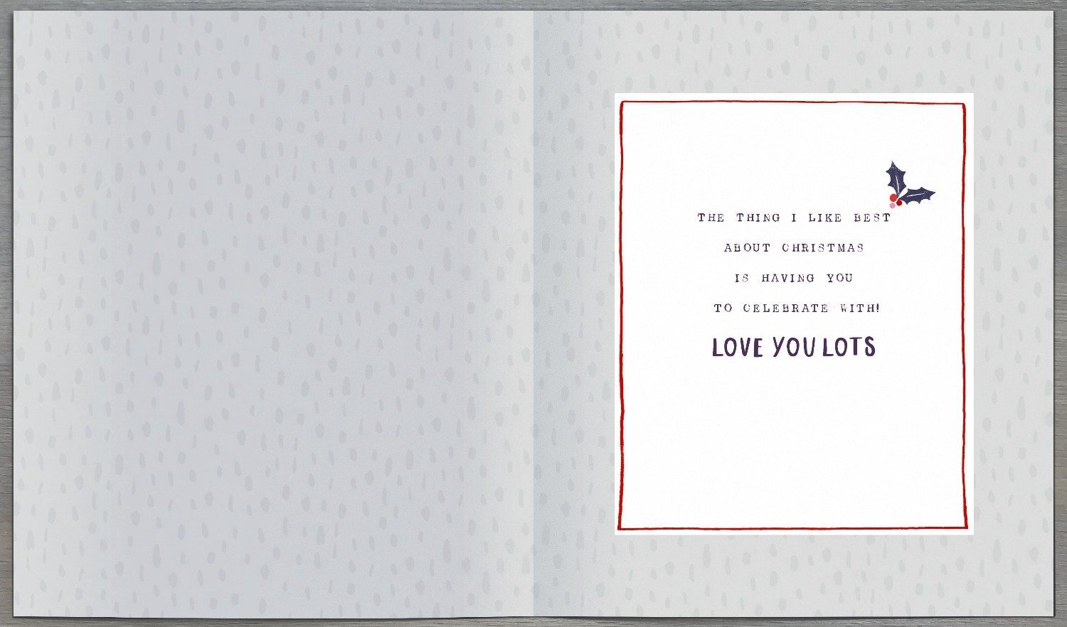 Husband Christmas Card