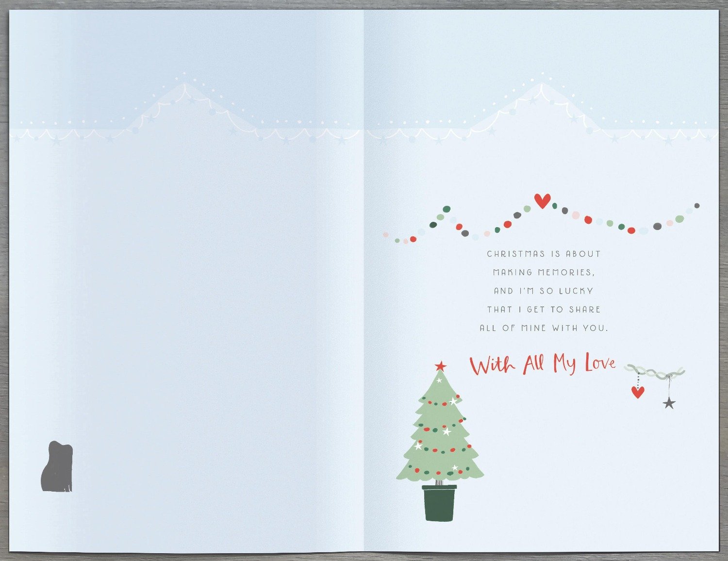 One I Love Christmas Card