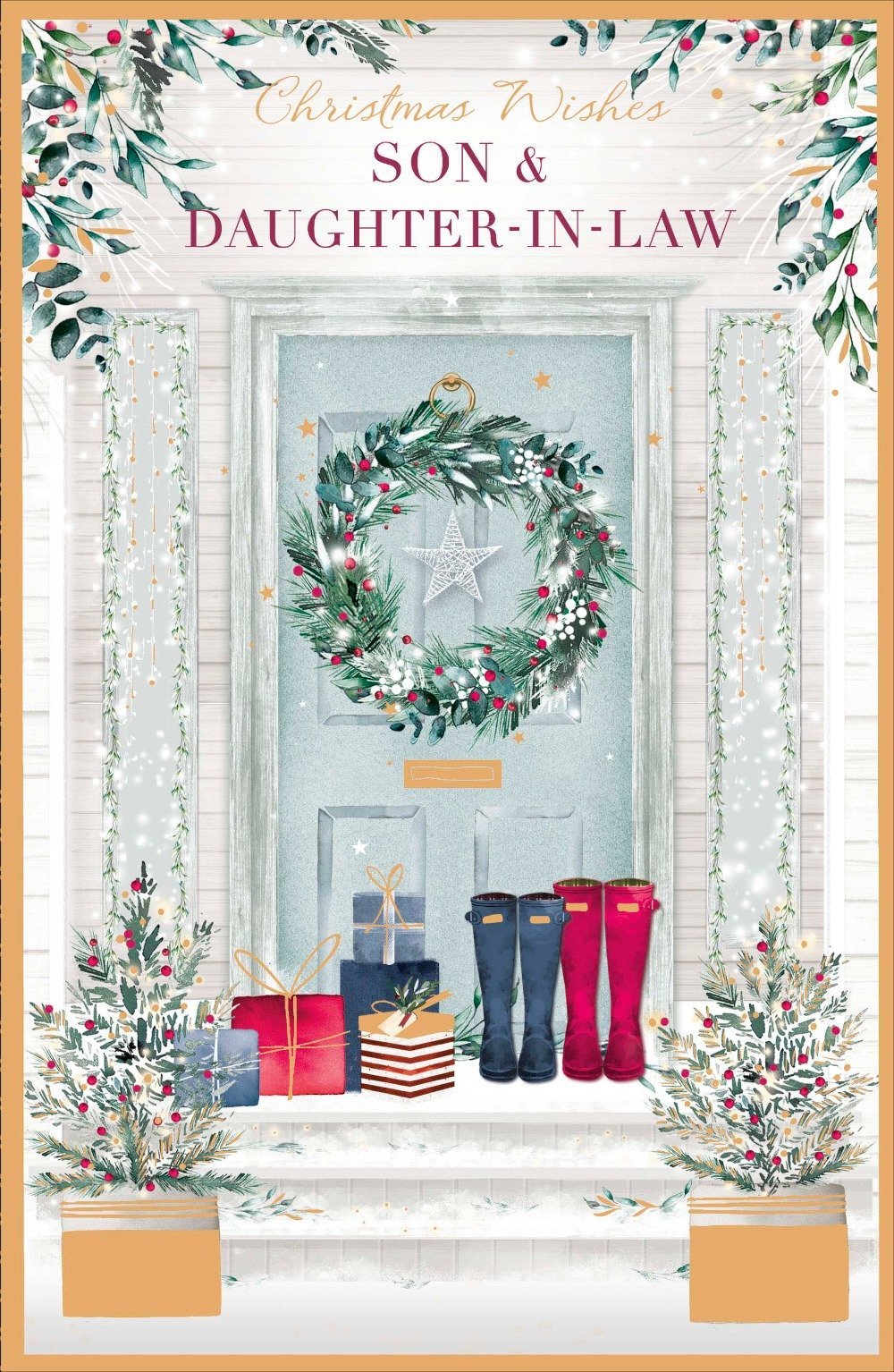 Son And Daughter In Law Christmas Card