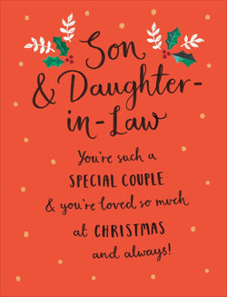 Son & Daughter In Law Christmas Card