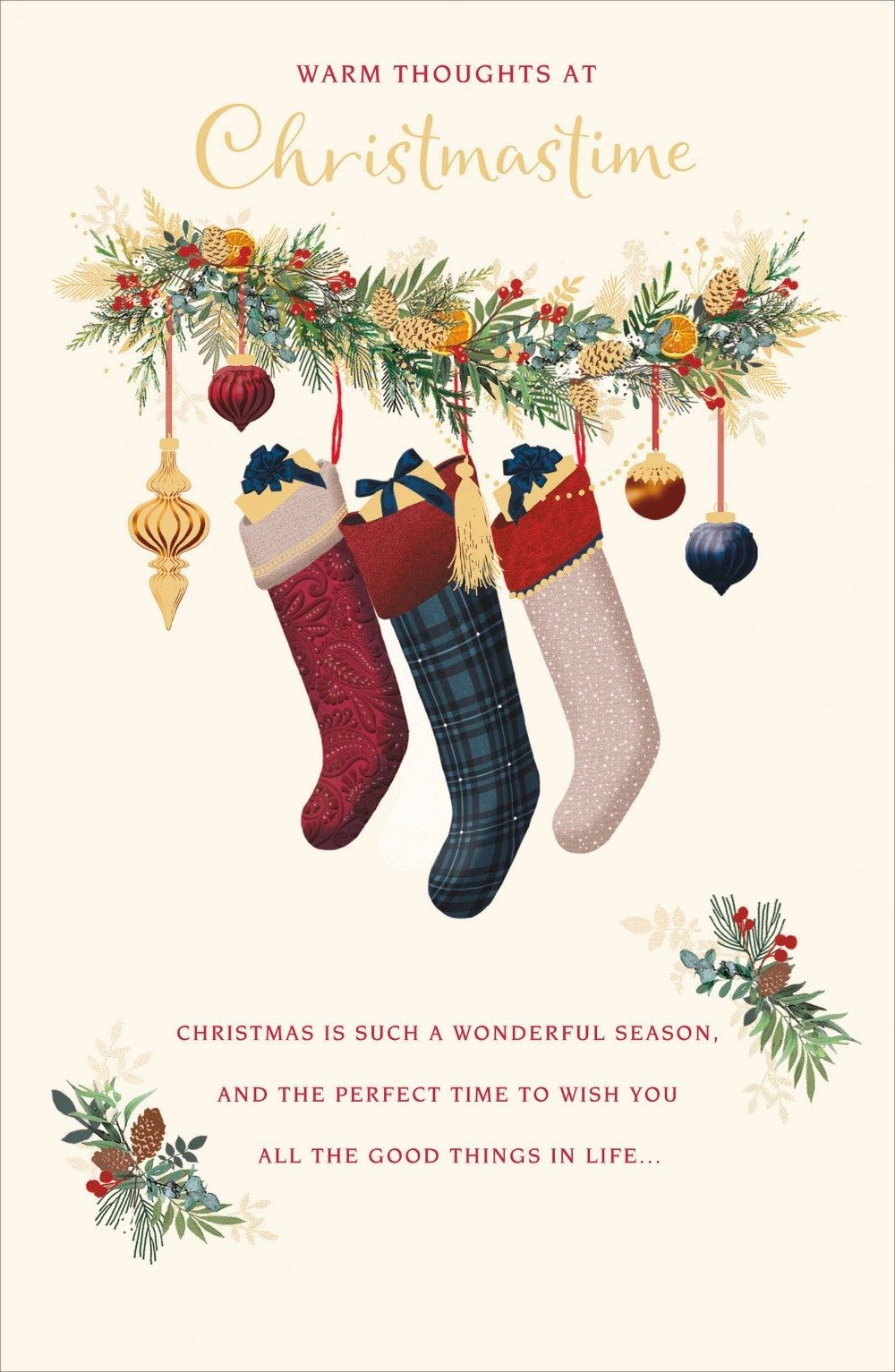 Thinking Of You Christmas Card