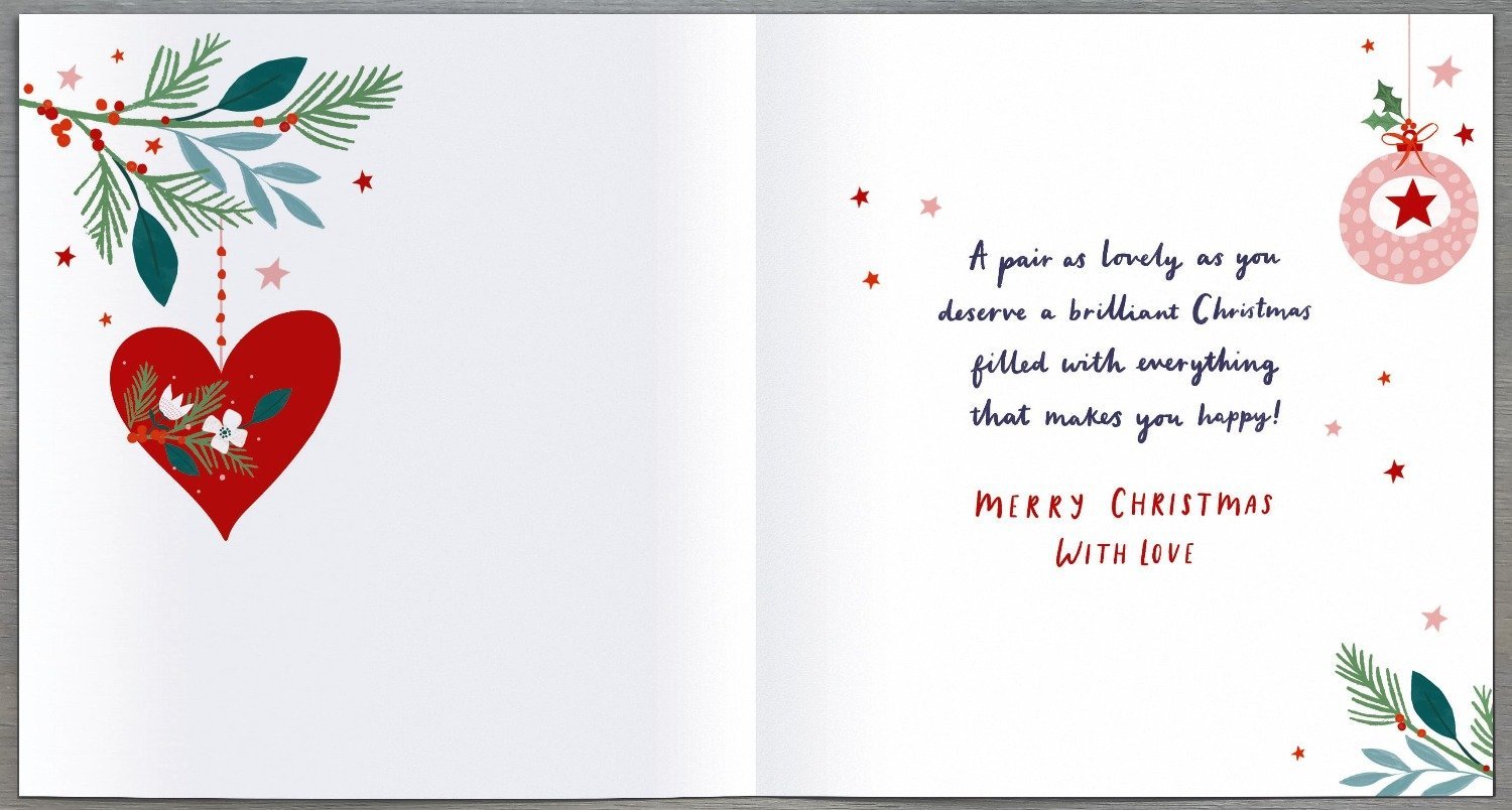 Daugher And Son In Law Christmas Card