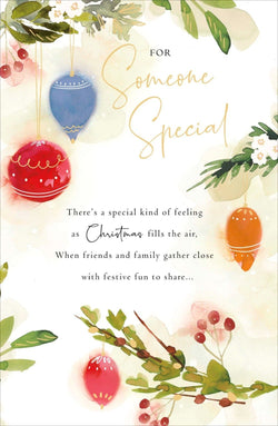 Someone Special Christmas Card