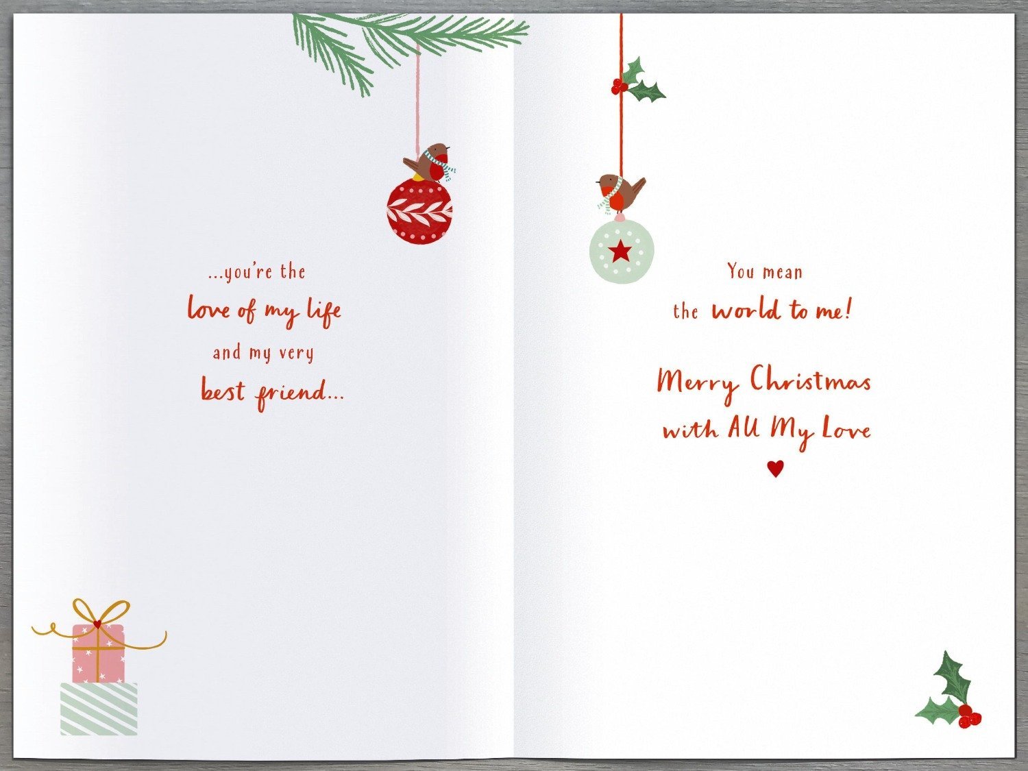 Partner Christmas Card