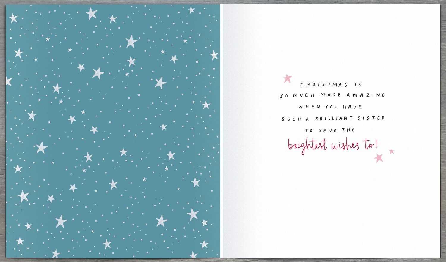 Sister Christmas Card