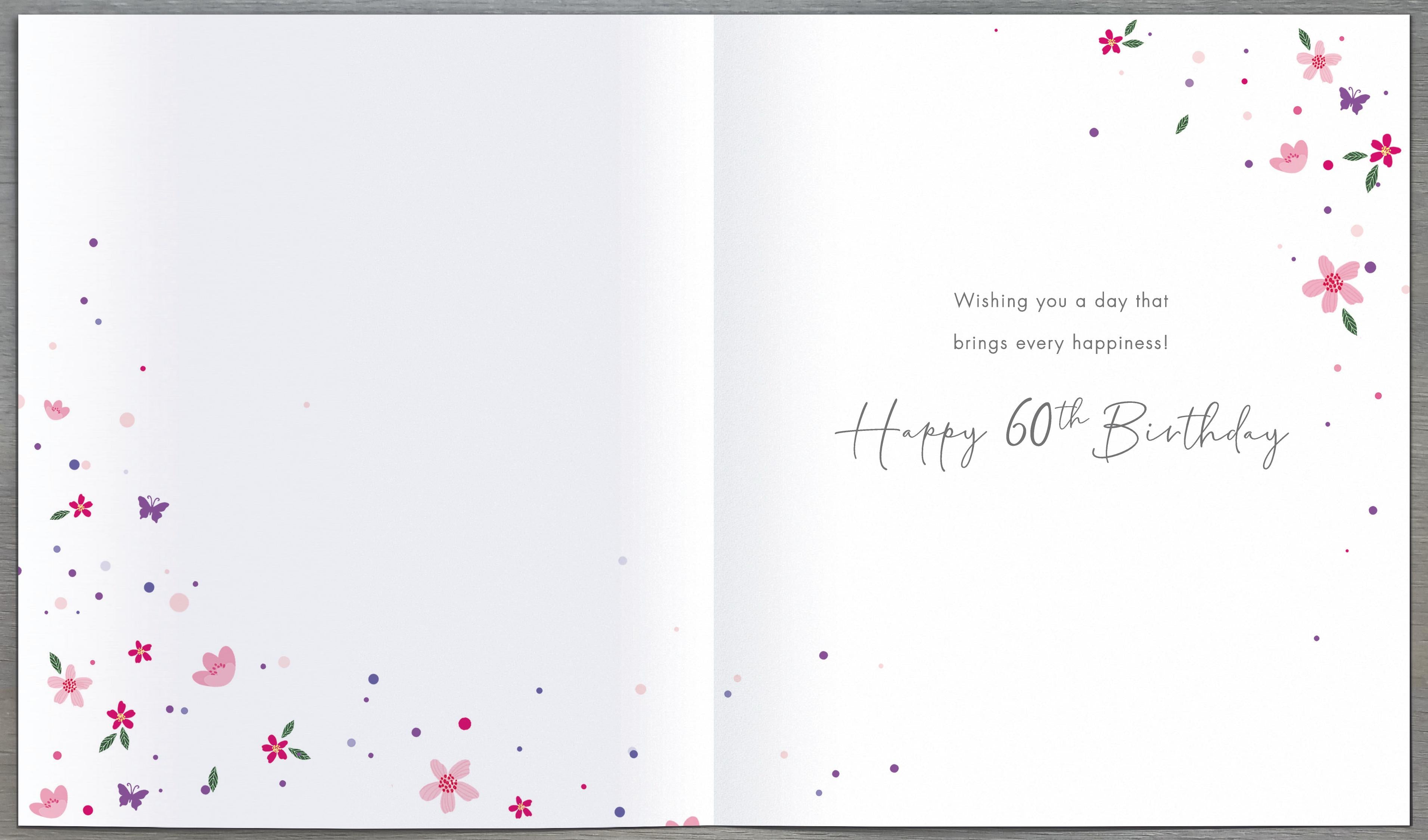 Age 60 Birthday Card