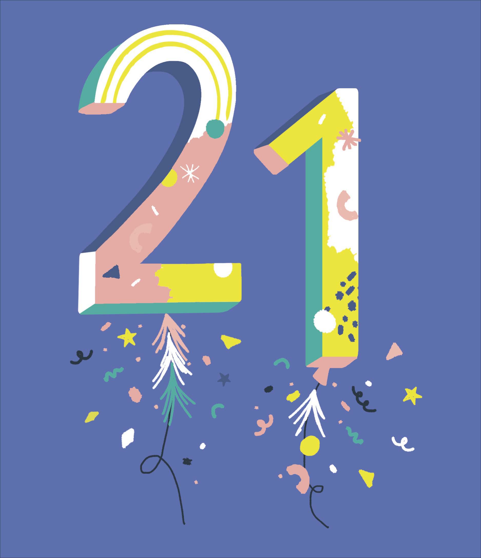 Age 21 Birthday Card