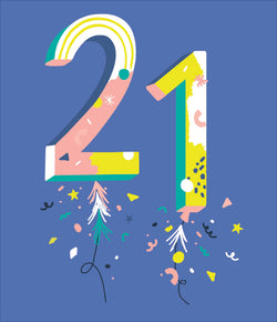 Age 21 Birthday Card