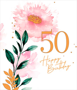 Age 50 Birthday Card