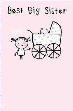 New Baby Card - Girl