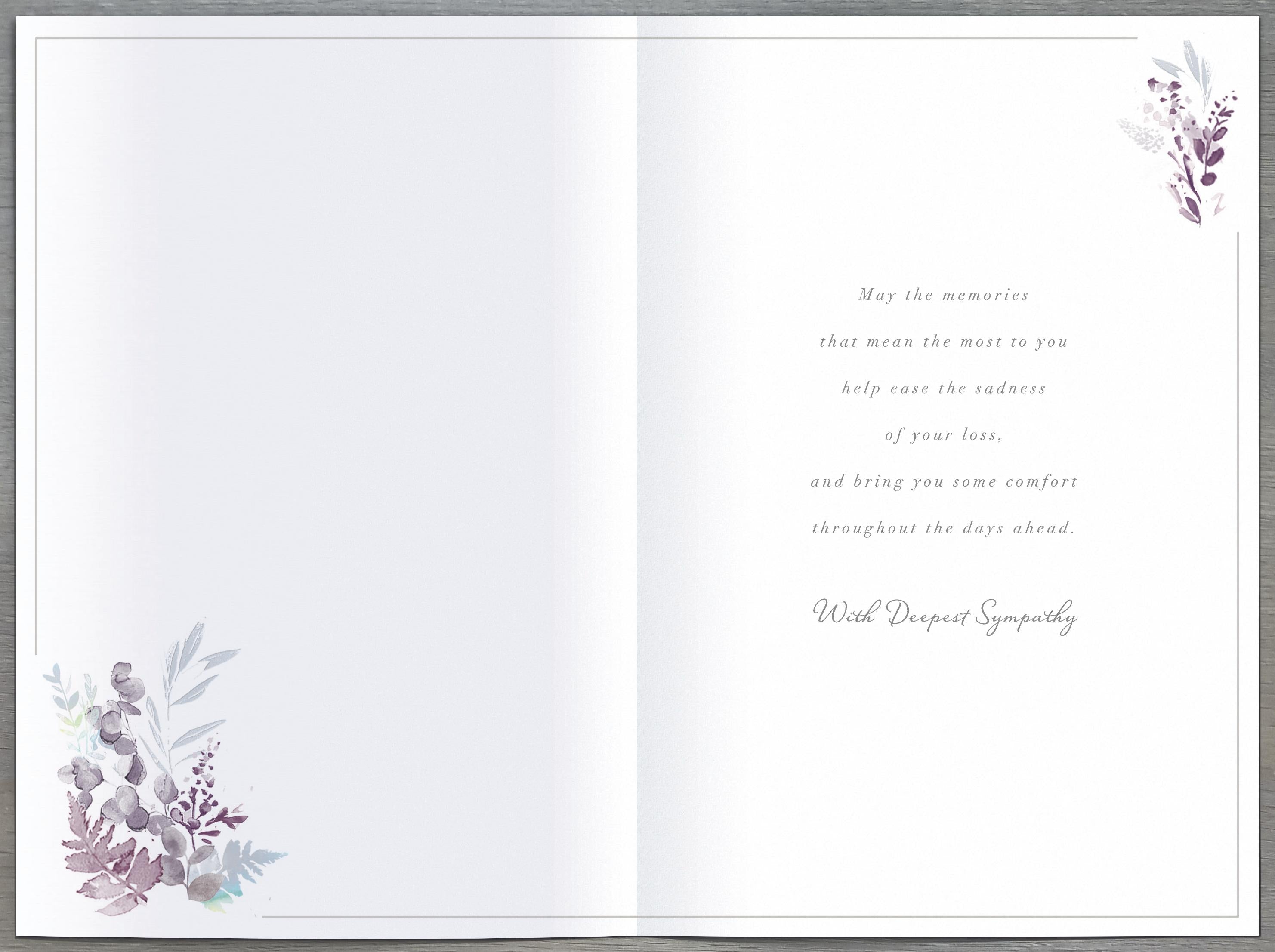 Sympathy Card - Husband