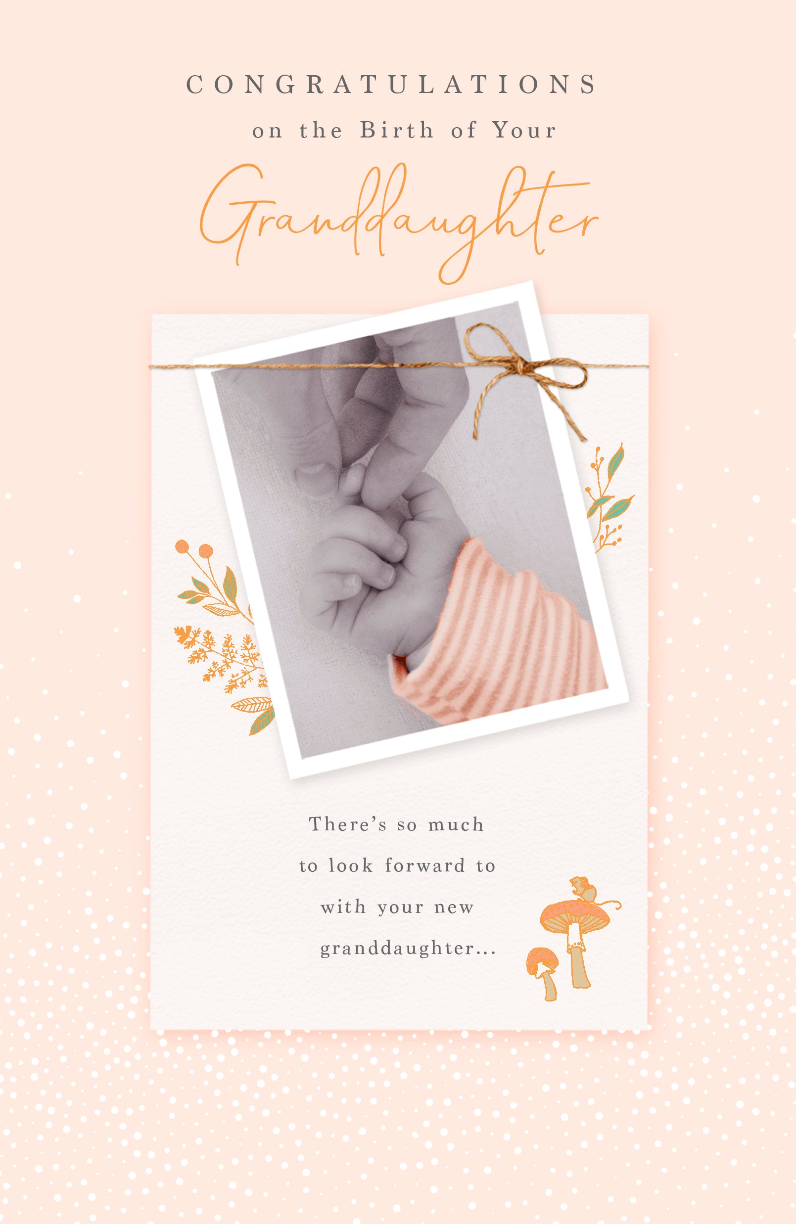 New Baby Card - Girl