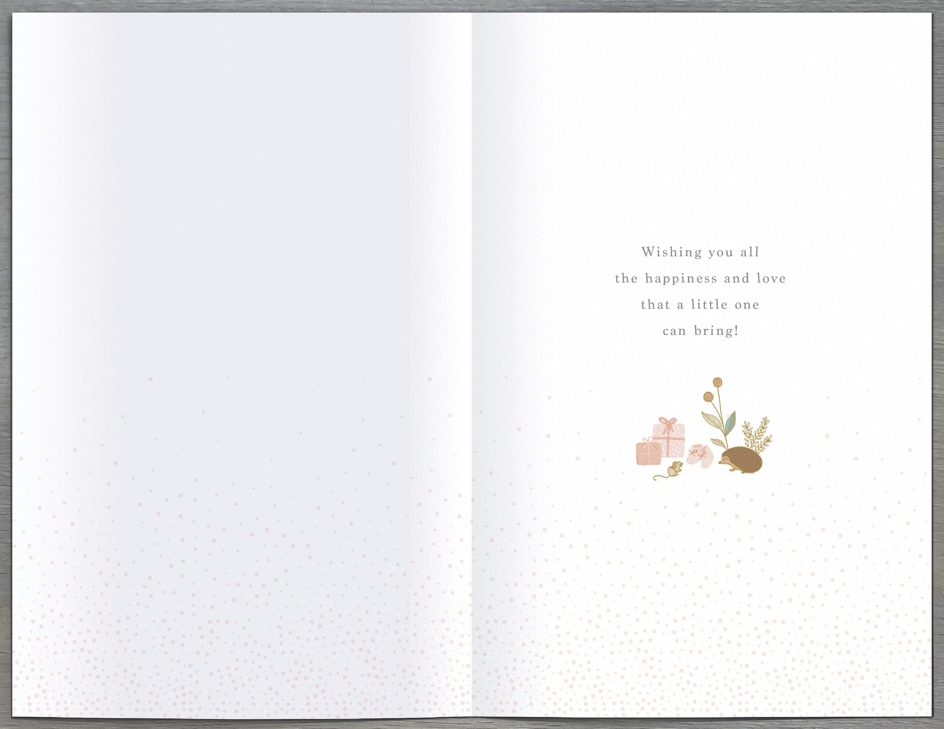 New Baby Card - Girl